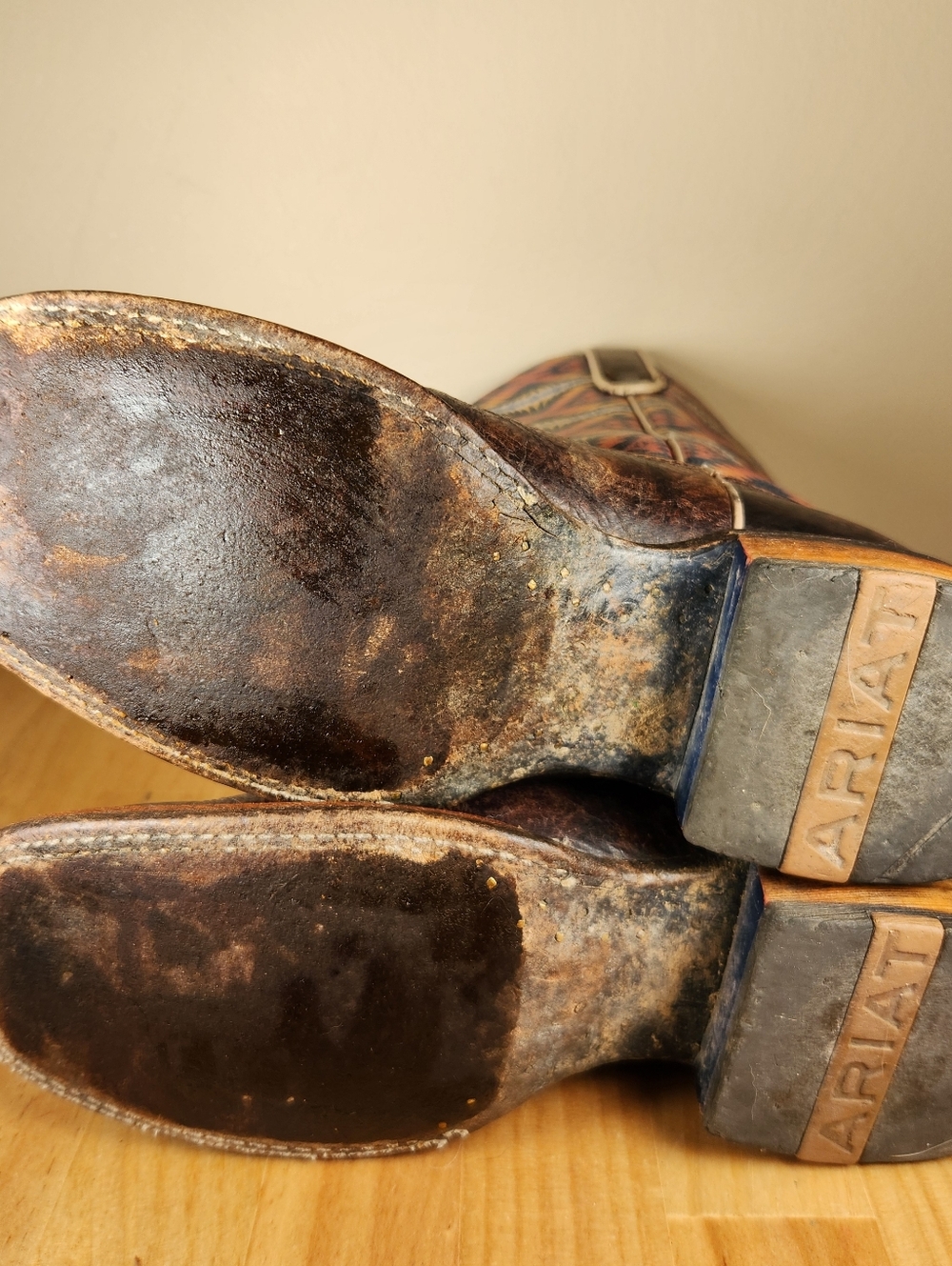 ARIAT PENDLETON Circuit Savanna Cowboy Boot 6.5 B Western Aztec Leather Shoe - Picture 9 of 12